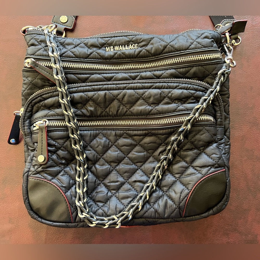 MZ Wallace Downtown Crosby Bag, Black EUC